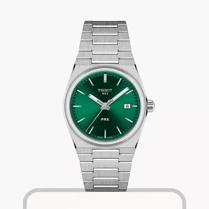 Tissot PRX Swiss Quartz 35mm Green Dial Unisex Watch